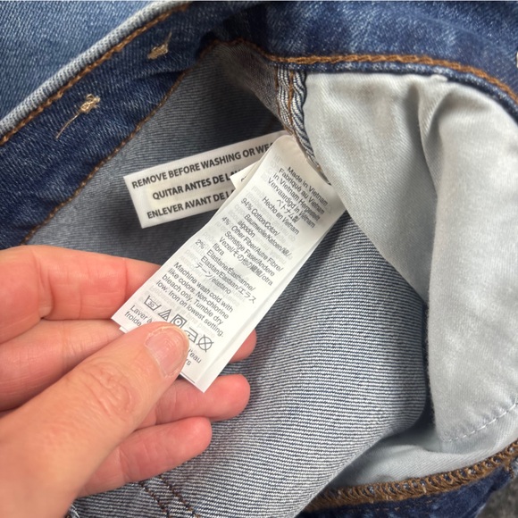 MADEWELL Women’s Denim 10” High-Rise Skinny Raw Hem size: 24 - Picture 10 of 10
